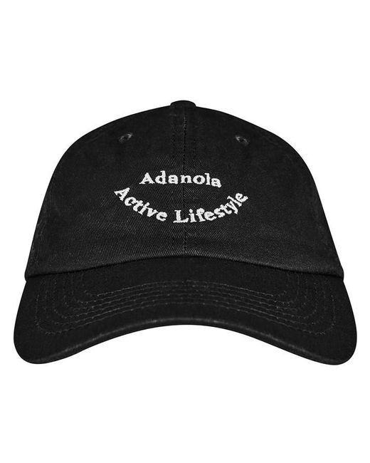 ADANOLA Black Active Lifestyle Logo Cap
