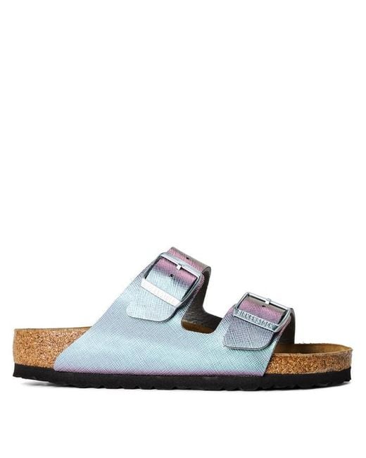 Birkenstock Blue Bstk Arizona Birk-Flur 64