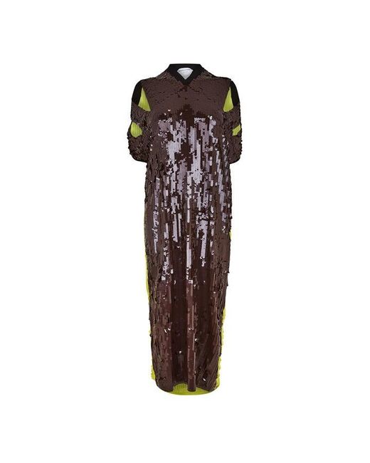 Bottega Veneta Brown Knitted Dress