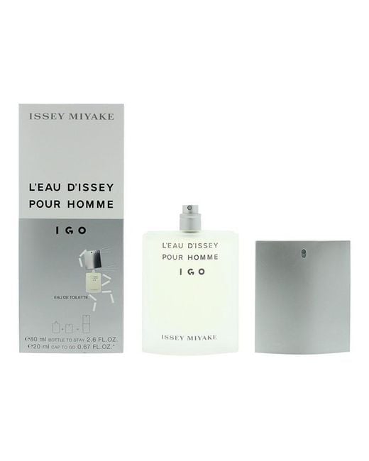 Issey Miyake White L'Eau D'Issey Pour Homme Igo 80Ml Bot for men