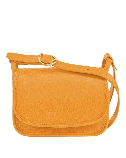 Longchamp Orange Le Foulonne Crossbody Bag