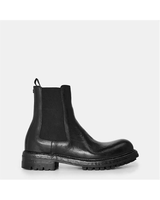 Dolce & Gabbana Black Elastic Side Panel Chelsea Boots for men