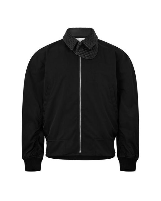 Bottega Veneta Black Bv Intrec Cllr Blous Sn64 for men