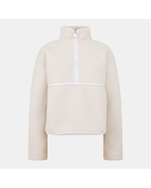 Barbour White Tara Fleece