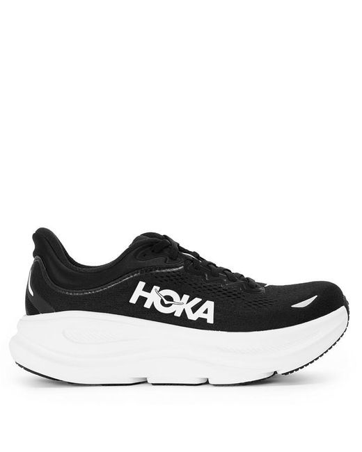 Hoka One One Black Bondi 9 Running Trainers