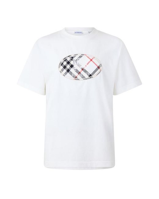 Burberry White Burb Ryan Tee Sn64 for men