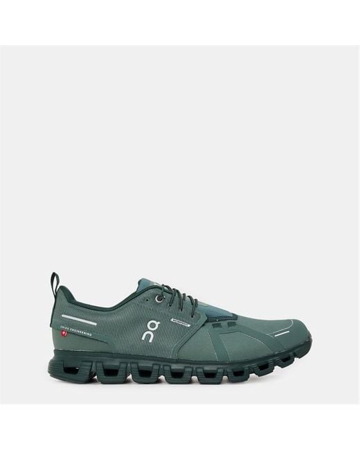 On Shoes Green Cloud 6 Waterproof Running Shoes for men