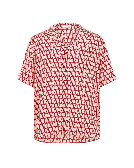Valentino Red Toile Iconographe Shirt for men