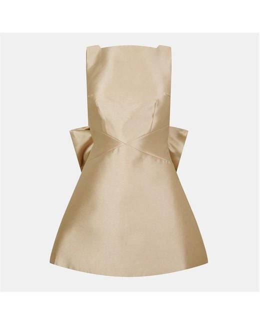 Odd Muse White Bow Detail Mini Dress
