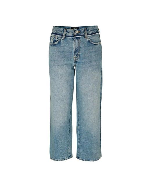 7 For All Mankind Blue Bootcut Jeans for men