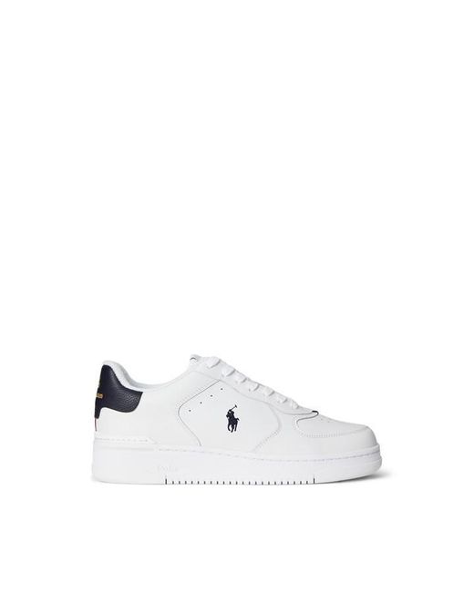 Polo Ralph Lauren White Court Trainers for men