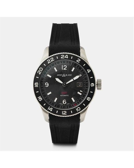 Montblanc Black Gmt Automatic Auto Analogue Watch for men