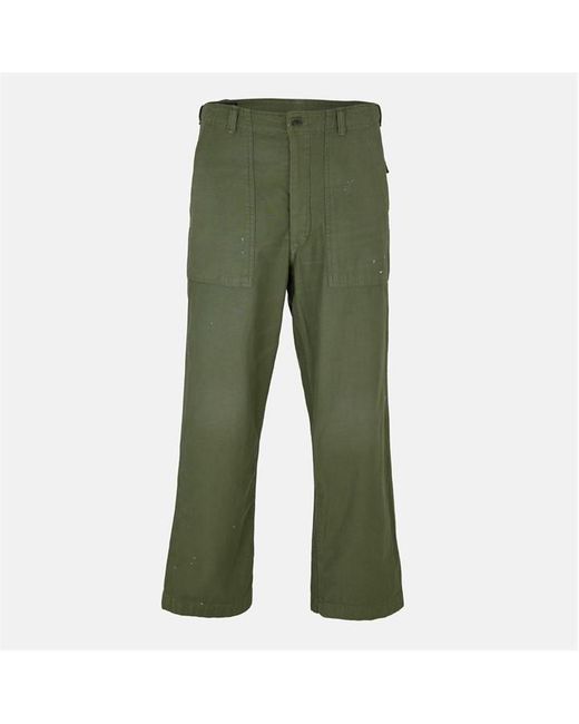Polo Ralph Lauren Green Relaxed Fit Reverse-Sateen Trousers for men