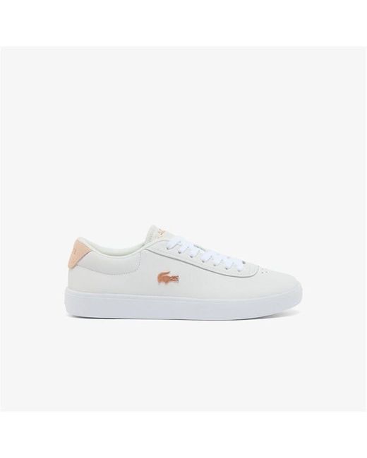 Lacoste White Baseshot Evo Trainers