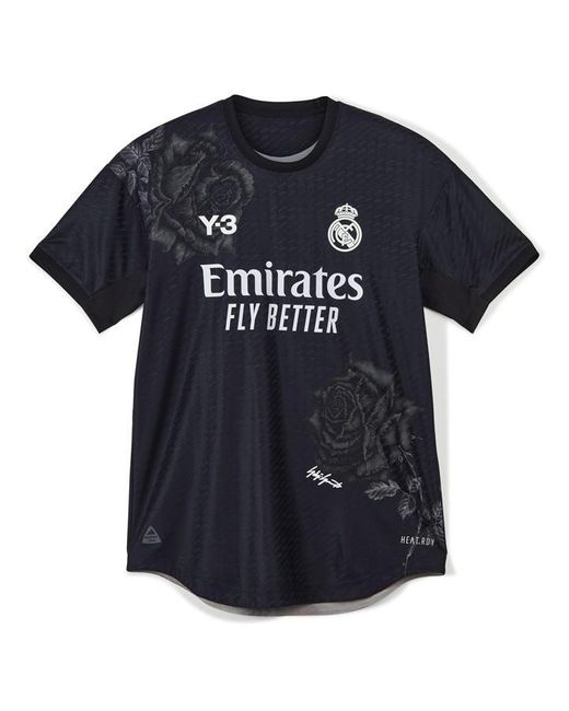 Y-3 Blue X Real Madrid Goalkeeper Fourth Shirt 2023 2024 for men