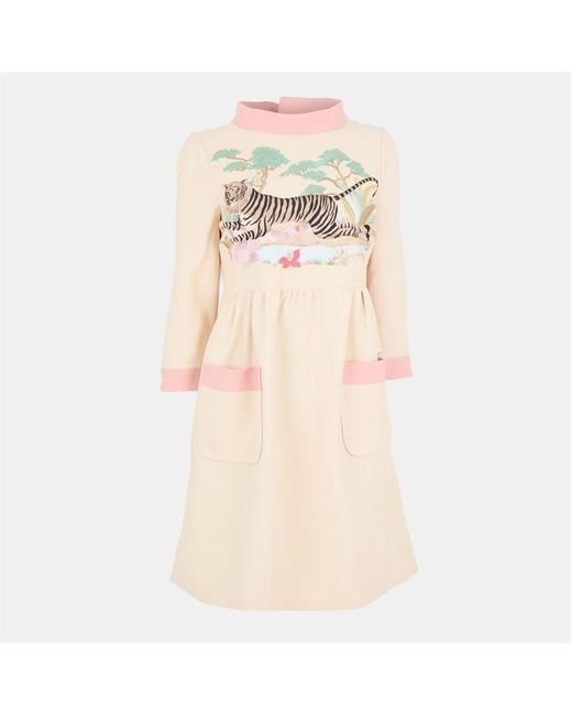 Gucci Natural Floor-Length Maxi Dress