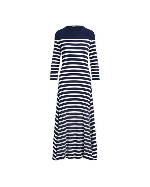 Polo Ralph Lauren Blue Stripe Rowie Dress