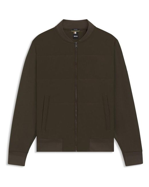 Boss Green Hbb Skiles100 Full Zipped Sweatshirt, Padded Front, Pockets for men