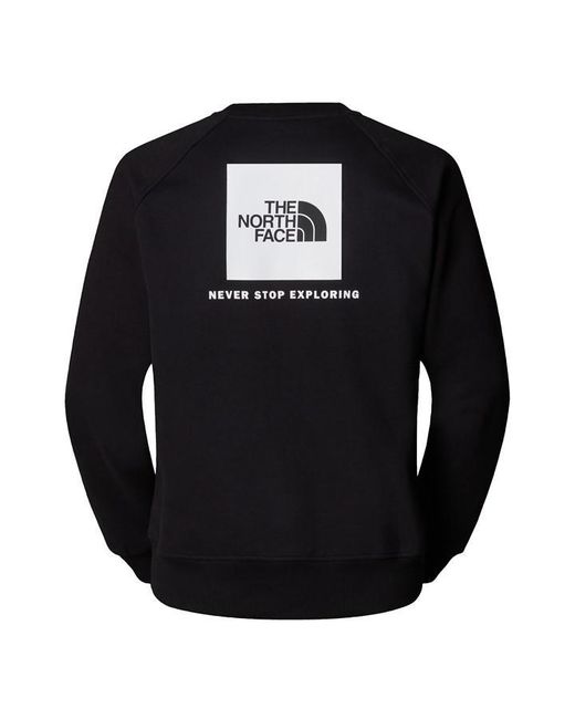 The North Face Black Raglan Box Nse Crew for men