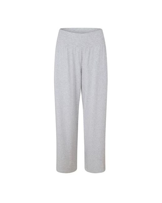 Sweaty Betty Gray Modal Wide Leg Trousers
