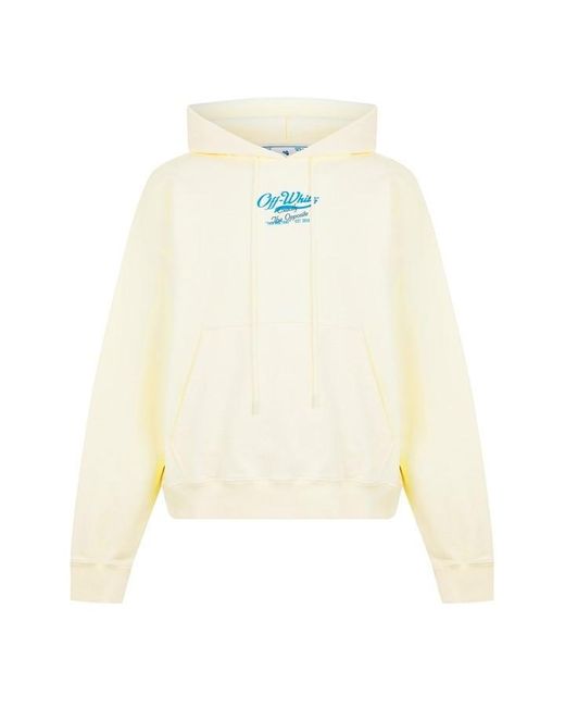 Off-White c/o Virgil Abloh White Off Script Hoodie for men