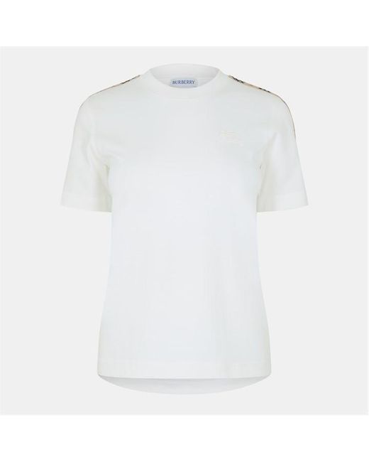 Burberry White Tape Tee