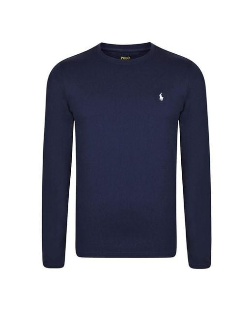Polo Ralph Lauren Blue Long Sleeve Top for men