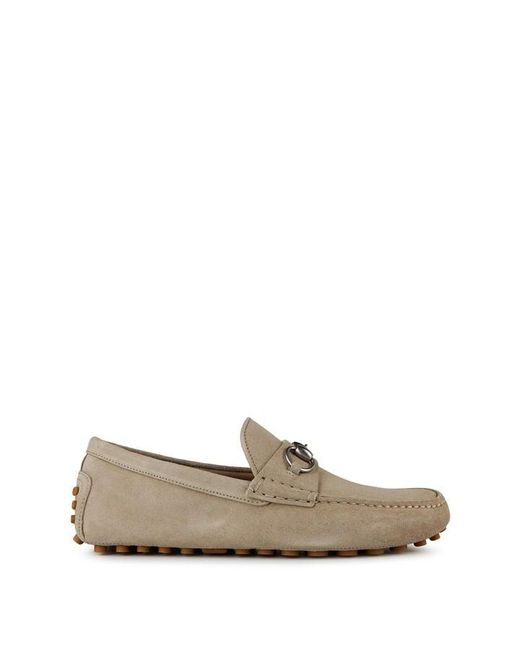 Gucci Natural Byorn Driving Shoes for men