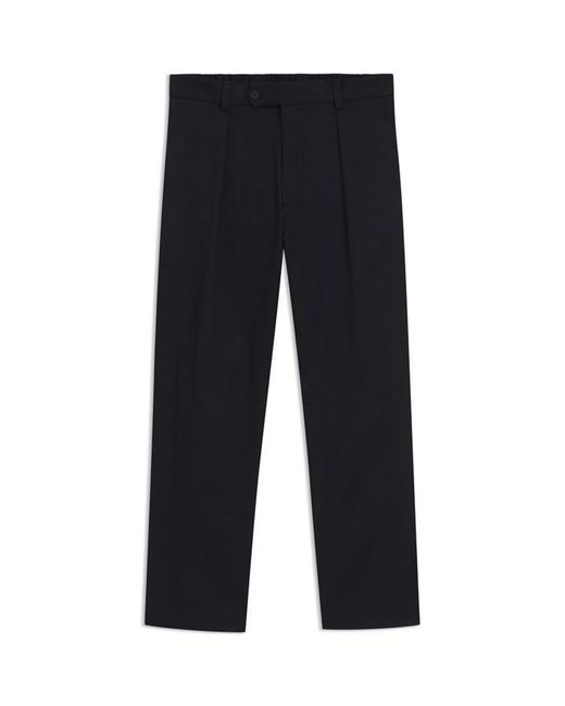 Boss Blue Beckham X Tailored Cotton Stretch Suit Trousers for men