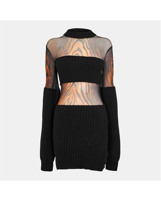 Jean Paul Gaultier Black Tailored Mini Dress