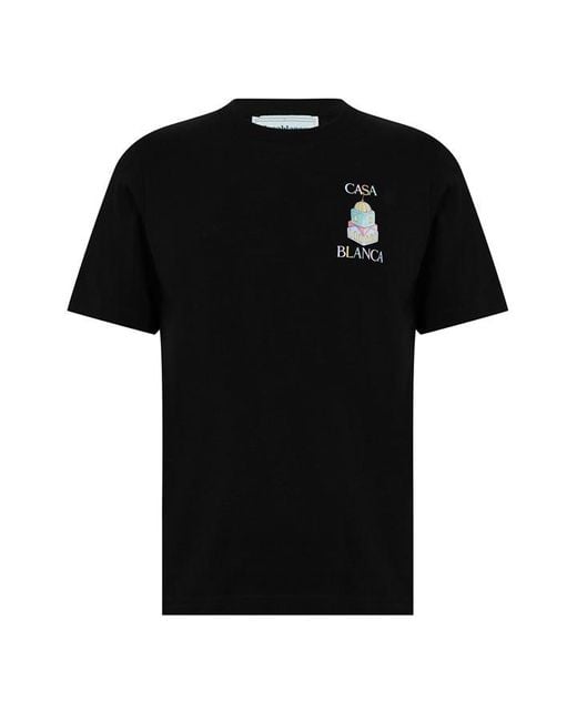 Casablancabrand Black Objects En Vrac T-shirt for men