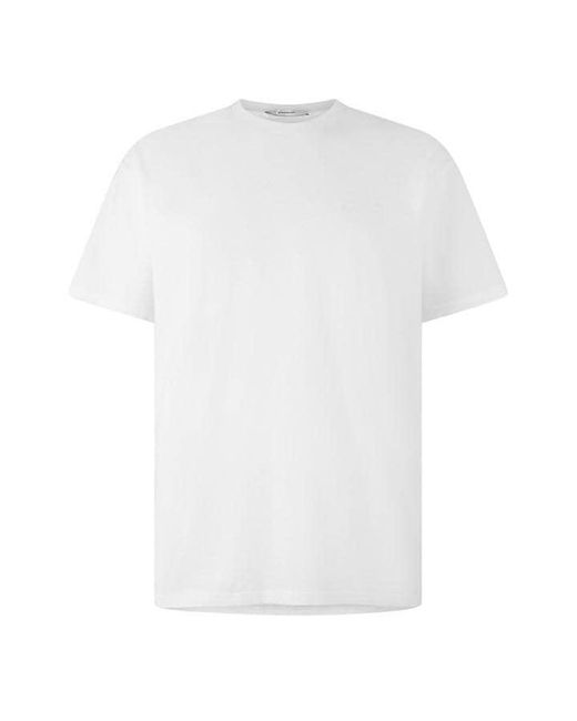 Givenchy White Giv Tab Logo Tee Sn64 for men