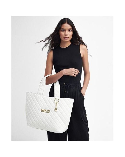 Barbour Black Battersea Tote Bag