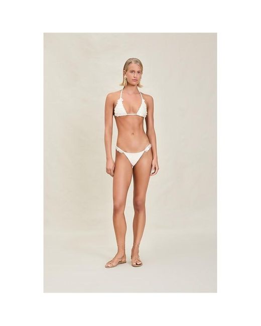 Devon Windsor White Cici Seashell Bikini Bottom