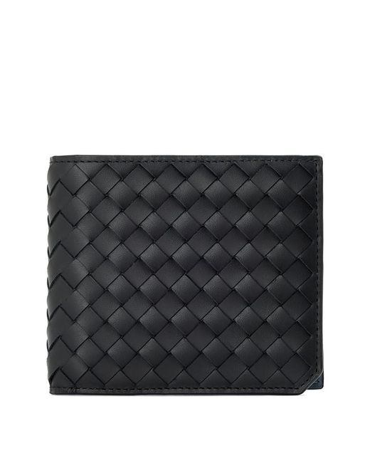 Bottega Veneta Black Bv Bicolor Wallet Sn64 for men