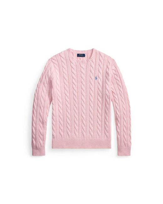 Polo Ralph Lauren Orange Cable Knit Jumper for men