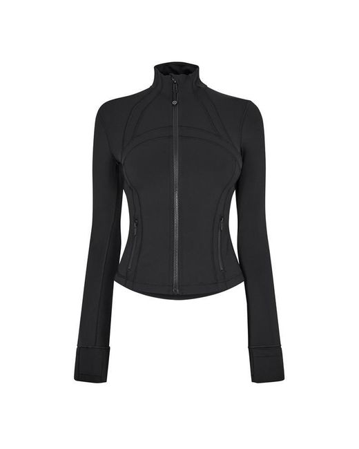 lululemon athletica Blue Cropped Define Nulu Jacket