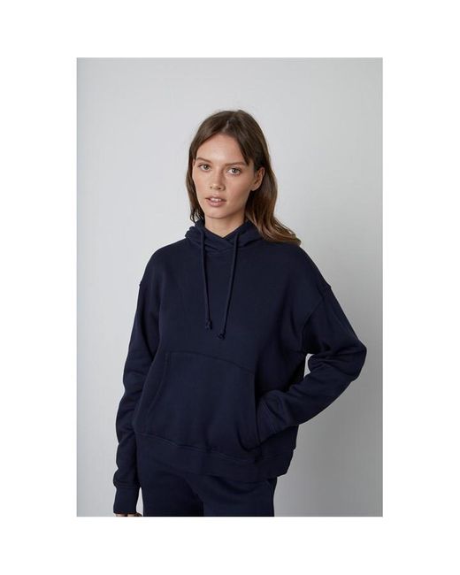 Velvet By Graham & Spencer Blue Crew Sweatshirt