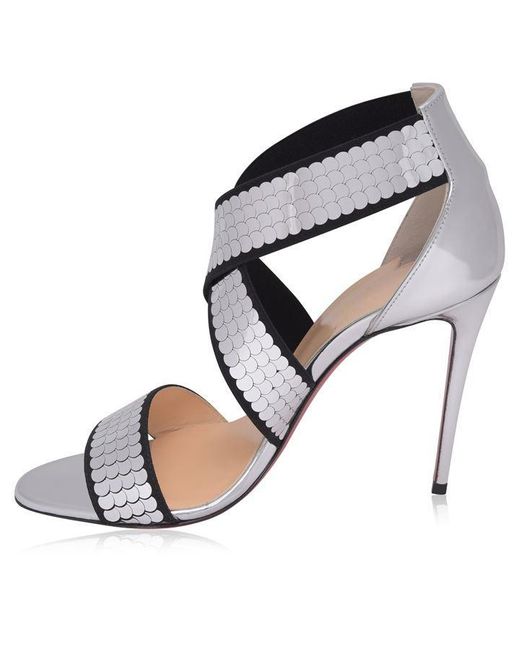 women's metallic heels