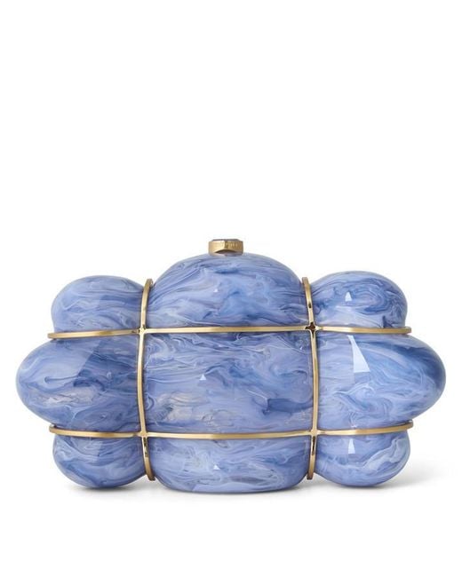 Cult Gaia Blue Cult Bolla Clutch Ld64
