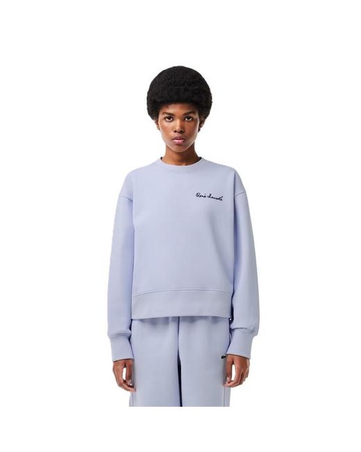 Lacoste Blue Crew Neck Jumper for men