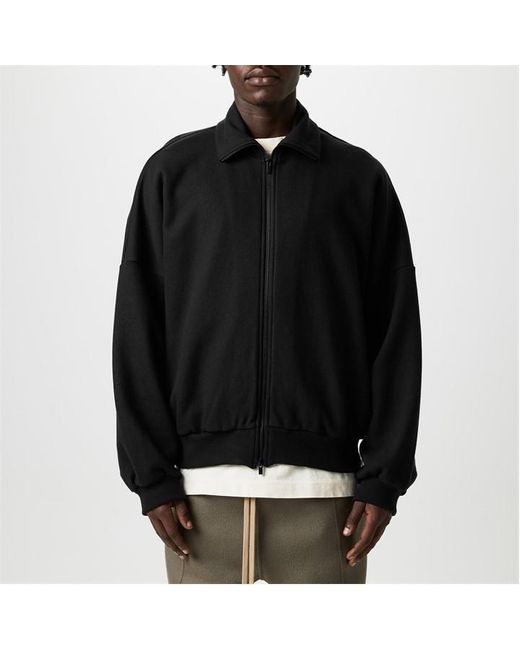 Fear Of God Black Track Jacket for men