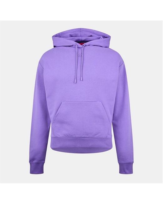 HUGO Purple Logo Hoodie