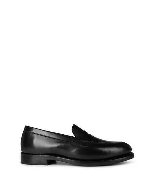 GRENSON Black Fleur Loafers