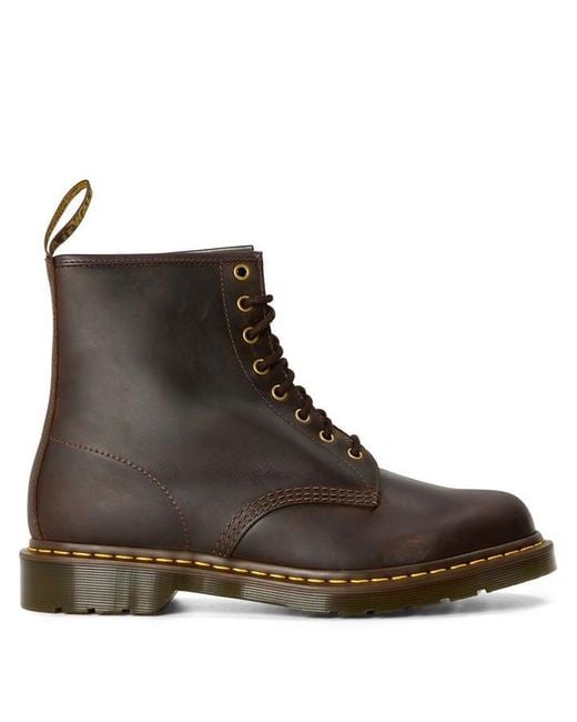 Dr. Martens Brown 1460 Leather Lace-Up Boots for men
