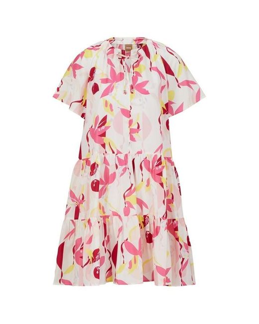 Boss Pink Darouna Dress