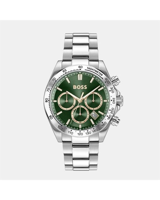 Boss Metallic Gents Hero Stainless Steel Bracelet Watch for men