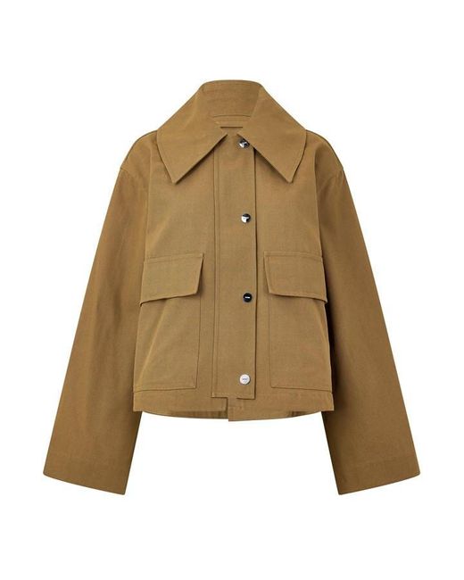 Ganni Green Barn Jacket