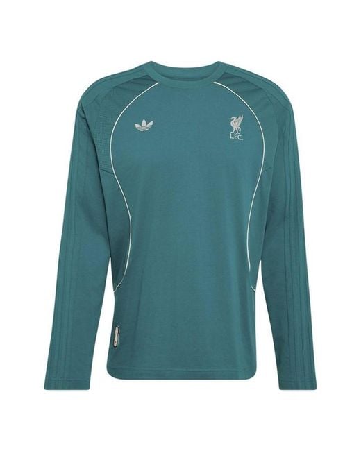 Adidas Originals Green Adidas Lfc Ls Tee Sn63 for men