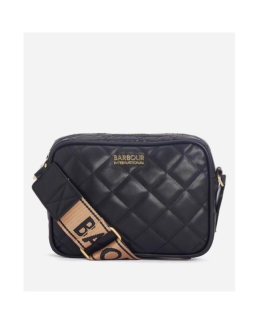 Barbour Blue Sloane Quilted Crossbody Bag